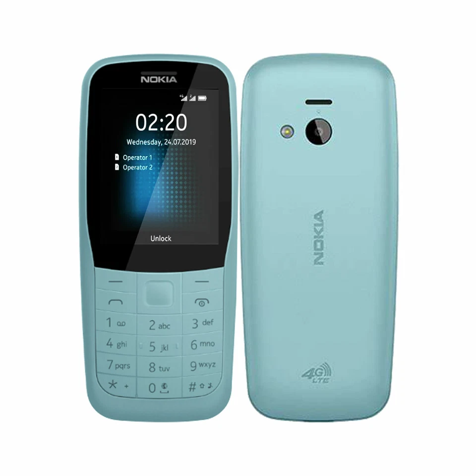 Nokia 220 4G - 24 MB - Blue (Unlocked)