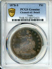 1878-S Trade Dollar PCGS Cleaned - AU Detail