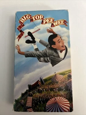 Big Top Pee-Wee VHS Tape 1988 Paramount Pee-Wee Herman / Paul Rubens Tested - Image 1 of 3