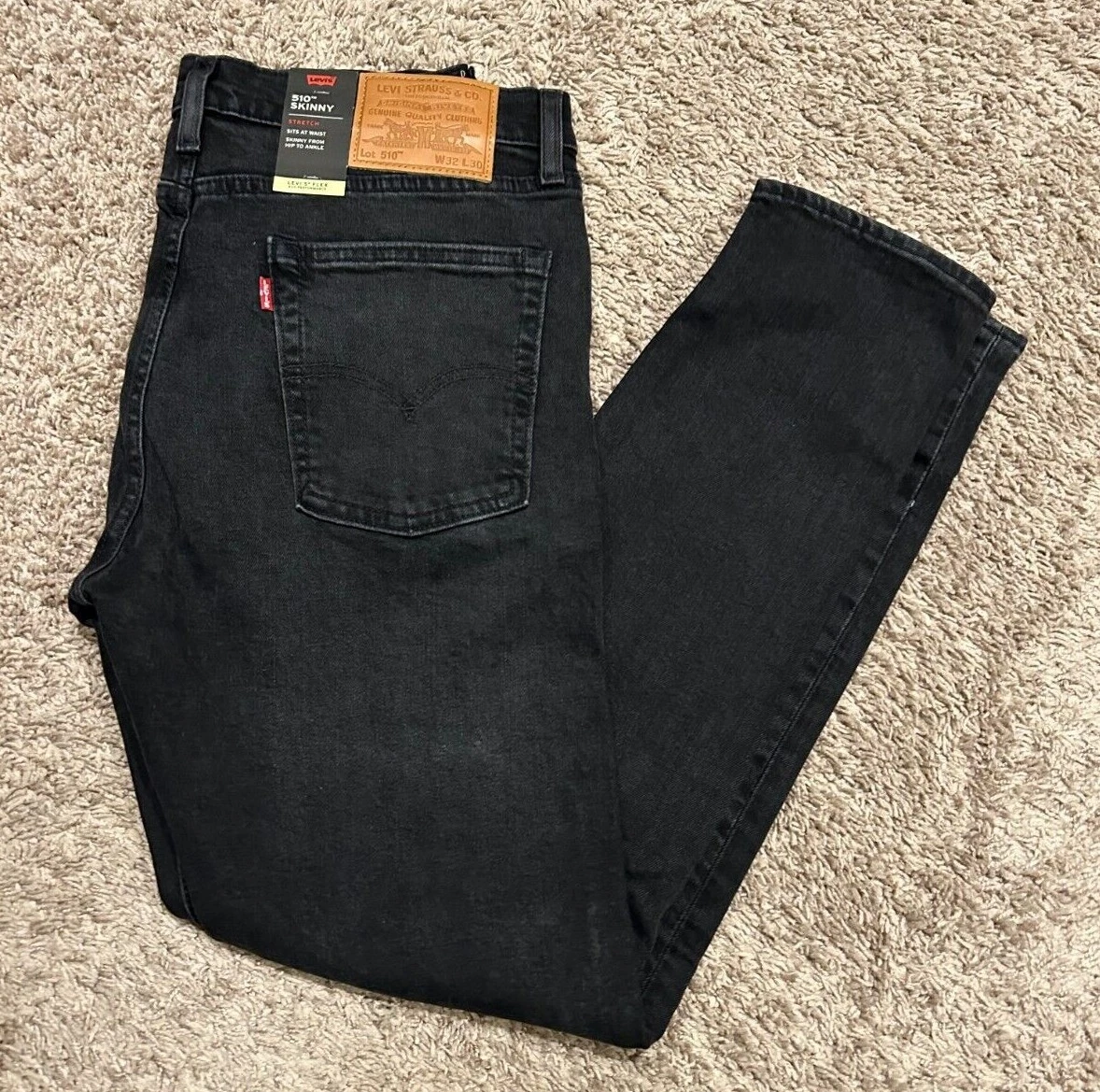 Levi's 510 Black Jeans for Men for sale | eBay