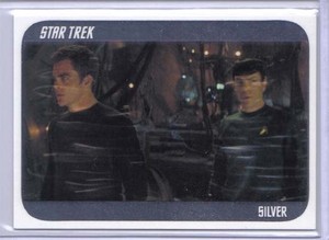 Kirk Spock Star Trek 2009 Movies 2014 Rittenhouse Silver Parallel #93 199/200