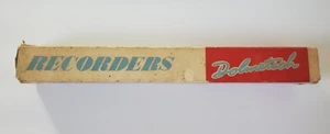 Vintage Dolmetsch Dolonite Descant Recorder 1960 with Original Box and paperwork - Picture 1 of 12