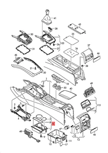 Genuine AUDI A4 Allroad Quattro Avant S4 Drinks Holder 8K0862533C6PS - Picture 1 of 1