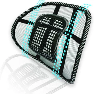 Vehicle Large Leather Studded Lumbar Support - Picture 1 of 12
