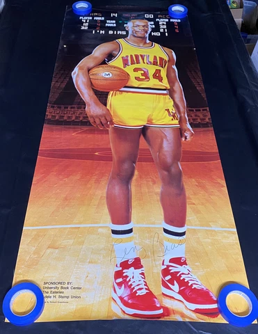 Vintage Len Bias Lifesize “I’m Bias” Poster University of Maryland Basketball Cover