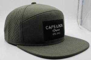 CAPS LOCK ORIGINAL Pebble Gray - Tactical Flat Bill Hat | Quick Dry Hat - Picture 1 of 5