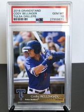 2016 Grandstand Tulsa Drillers Dodgers Prospect Cody Bellinger RC PSA 10 Gem Mnt