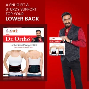Dr.Ortho Lumbo Sacral Support Belt (Lumbar, Waist & Back Support Belt) - Picture 1 of 10
