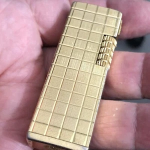 Vintage Butane Lighter Vintage 80’s Gold In Color - Picture 1 of 11