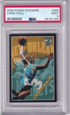 CHRIS PAUL 2009-10 Panini Stickers #380 PSA 9
