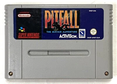 Pitfall The Mayan Adventure (Super Nintendo, SNES) PAL- Fully Working- Cart Only - Image 1 of 4