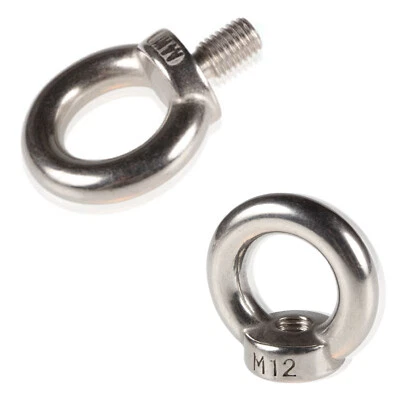 Ringschrauben Ringmuttern Ringschraube Ringmutter Mutter  Schraube M6 M8 M10 M12 - Bild 1 von 3