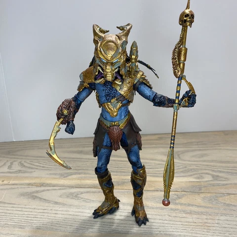 NECA Predator 7” Nightstorm Predator Ultimate Alien Hunter Loose With Staff Cover