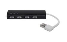 Belkin F4U042BT USB 2.0 HUB 1:4 SLIM Pass BLK F4U042BT, 2.0, 480 Mbit/s, Bla ~E~