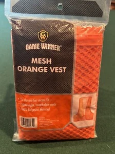 Game Winner Mesh Orange Vest - Picture 1 of 2