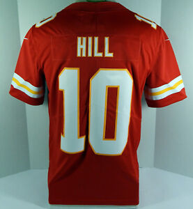 New Mens Kansas City Chiefs Tyreek Hill #10 Authentic Nike Limited Red Jersey L