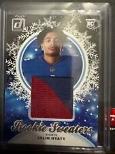 2023 Donruss Jalin Hyatt ROOKIE SWEATERS PATCH #HS-JHY Panini Giants Holiday RC