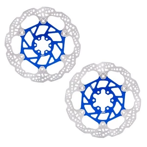 JXR Blue Talaria Sting R Brake Disc Set Front + Rear Rotor 220mm x 2.5mm - Picture 1 of 3