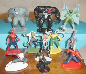 SPIDER-MAN Marvel Figures Bundle x 11 Disney 6cm ~ Display Play Cake Toppers - Picture 1 of 3