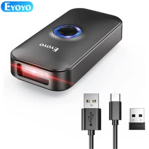 Eyoyo Mini 2D Barcode Scanner Wireless QR Code Image Scanner Bildschirmscannen - Picture 1 of 12