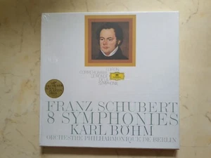 FRANZ SCHUBERT 8 Symphonies BÖHM/BERLINER PHIL.*GERMAN/FRENCH DGG 5LP BOX*MINT* - Picture 1 of 2