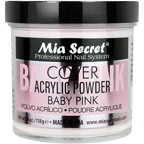 Mia Secret Cover Polvo Acrílico Almendra Bebé Fresco Rosa Natural Dorado Melocotón 4 OZ Foto 1 de 1