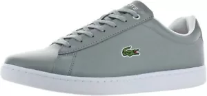 Zapatilla deportiva de cuero gris blanco Lacoste Hydez para hombre - Imagen 1 de 5