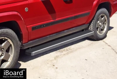 Barras Nerf de acero inoxidable pulido APS aptas para Jeep Commander 06-11 Foto 1 de 4