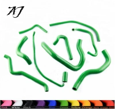 Kits de manguera de calentador de radiador de silicona verde para Kawasaki ZZR600 2005-2008 06 07 Foto 1 de 4