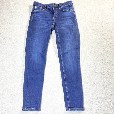 Zara Jeans Women's Sz 6 Blue Skinny Leg Low Rise Stretch Classic Casual Denim - Image 1 of 4