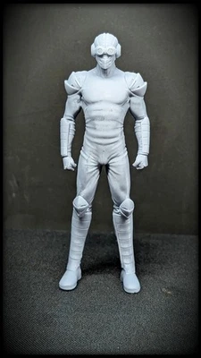 Guyver Zoanoid Unus Human Model Kit 1/12th Scale 6.3" Tall Unpainted  - Image 1 of 4
