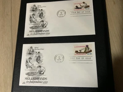 1977 #1717-1720 13c Skilled Hands For Independence - 4 ArtCraft FDCs - Image 1 of 2