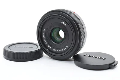 Panasonic LUMIX G 20mm F/1.7 ASPH H-H020 From JAPAN [Near Mint] #2670459A - Image 1 of 4