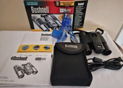 Bushnell ImageView Binoculars with Digital Camera, Model 11-8200, Plug and Play - Image 1 of 4