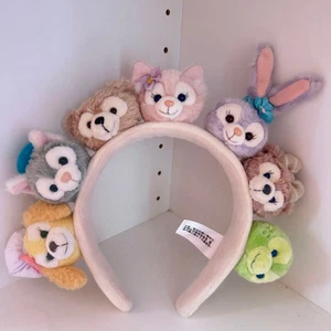 Hong Kong Disneyland Exclusive Duffy & Friends Headband with 7 mini plushies JP - Picture 1 of 3