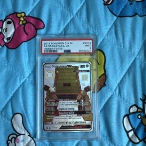 2019 Pokemon Sun & Moon Hidden Fates Shiny Stakataka GX #SV74 PSA 9 MINT - Picture 1 of 2