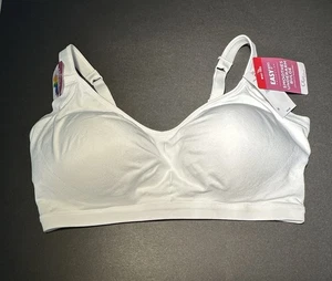 Olga By Warners Womens White Wire Free “sleevage” Bra Sz 3XL(46/C cup) NWT - Picture 1 of 8