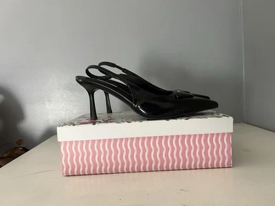 Prada  Moddellerie Slingbacks-Black - Image 1 of 4