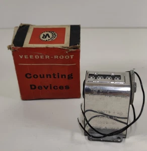 Vintage Veeder Root elektrischer Totalisator/Zähler - B144104/33 - ungetestet - Bild 1 von 18