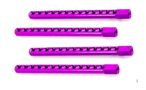 Purple Aluminum Body Post Mounts Redcat Lightning STR EPX STK 1/10 RC Truck Car - Picture 1 of 4