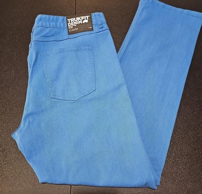TRUKFIT DENIM Hombre 42x34 Ecléctico Azul Azure Diseñador Foto 1 de 4