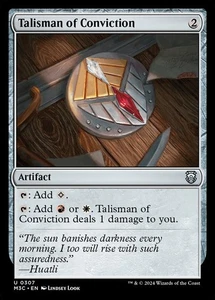 Talisman of Conviction NM Commander: Modern Horizons 3 MTG - Picture 1 of 1