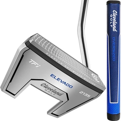 Cleveland TFI 2135 Satin Elevado O/S Putter (35", Single Bend, Mallet) Golf NEW - Image 1 of 4