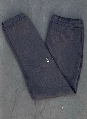 Ivivva by Lululemon Girls Joggers Size 8 Sweatpants Dark Gray Fleece Lined - Image 1 of 4