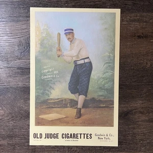 Stovey Left Field Athletics Old Judge Century of Baseball 1987 Poster V14-1 - Picture 1 of 2