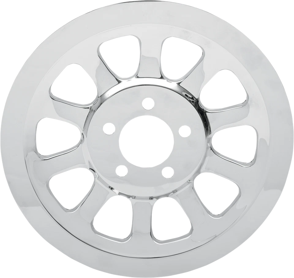 Drag Specialties Chrome Outer Rear Pulley Insert 1201-0444 - Image 1 of 1