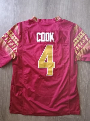 Camiseta de fútbol americano Florida State Seminoles juvenil M granate Dalvin Cook Nike NCAA Foto 1 de 4