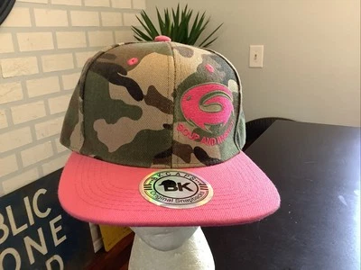 NEW! Soup and Whiskey Trucker Baseball Hat Women’s One Size Pink Camo-CUTE! - Image 1 of 4