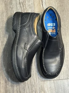 Timberland Pro Branston Herren Schwarz Leder Legierung Zehe ESD Arbeitsschuh TB092647 - Bild 1 von 9