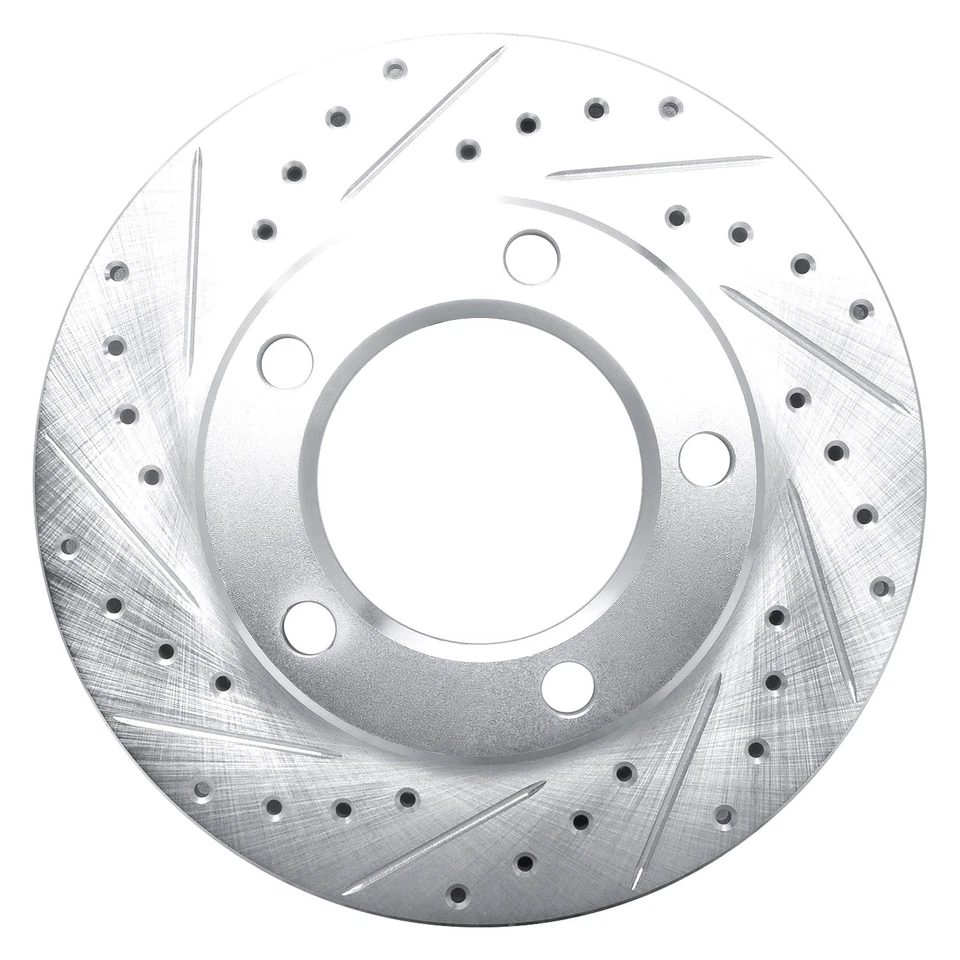 For Dodge Ramcharger 80-93 Brake Rotor DFC Premium Drilled & Slotted Front Foto 1 de 4